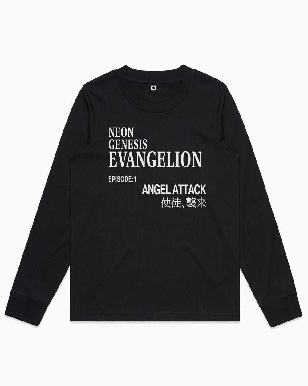 Evangelion Episode 1 Long Sleeve Australia Online #colour_black