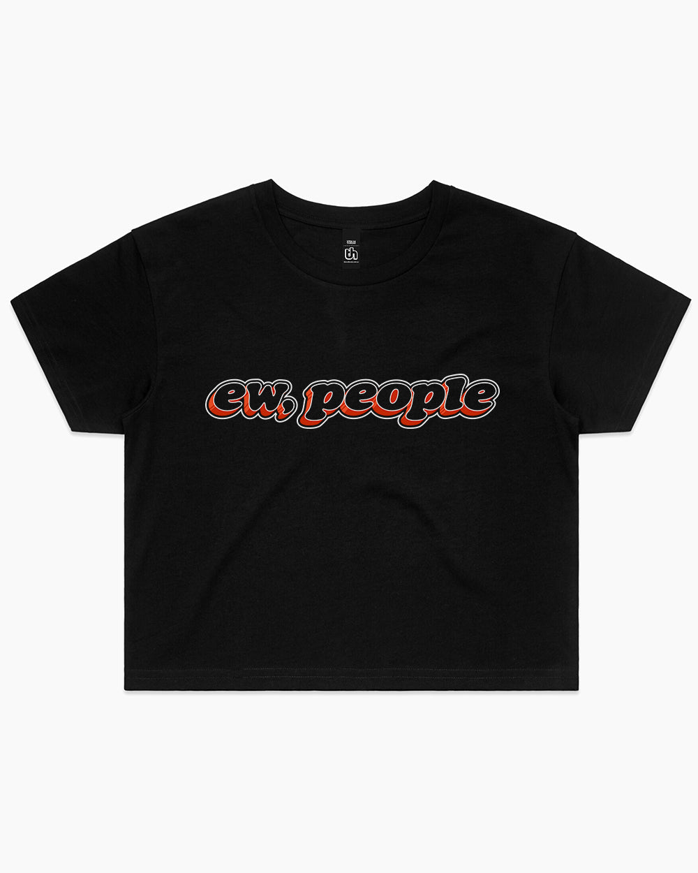 Ew People Crop Tee Australia Online #colour_black