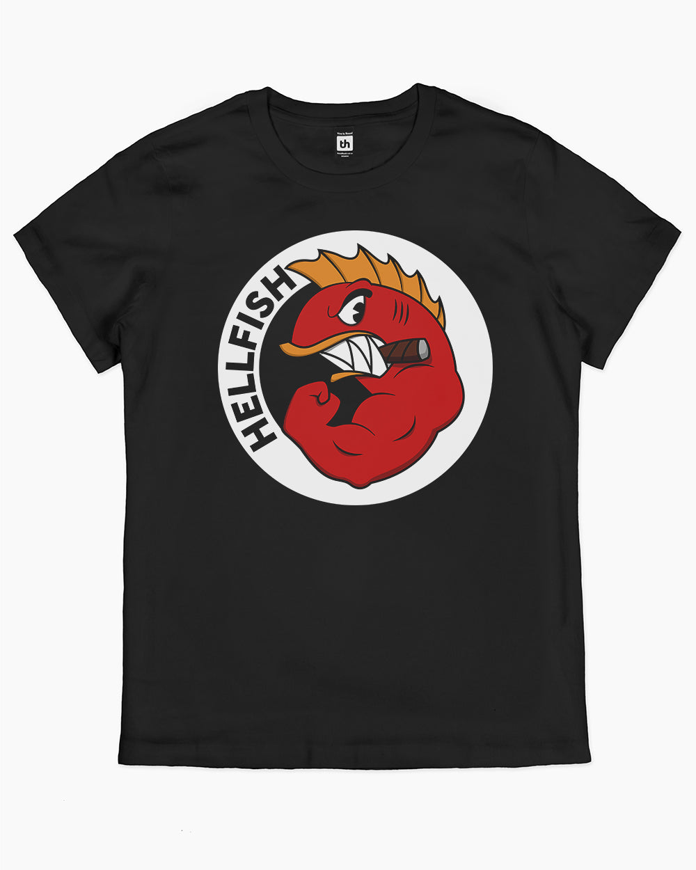 The Flying Hellfish T-Shirt Australia Online #colour_black
