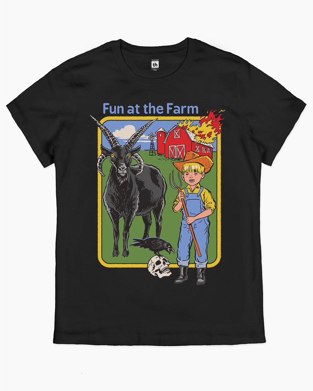 Fun at the Farm T-Shirt Australia Online #colour_black