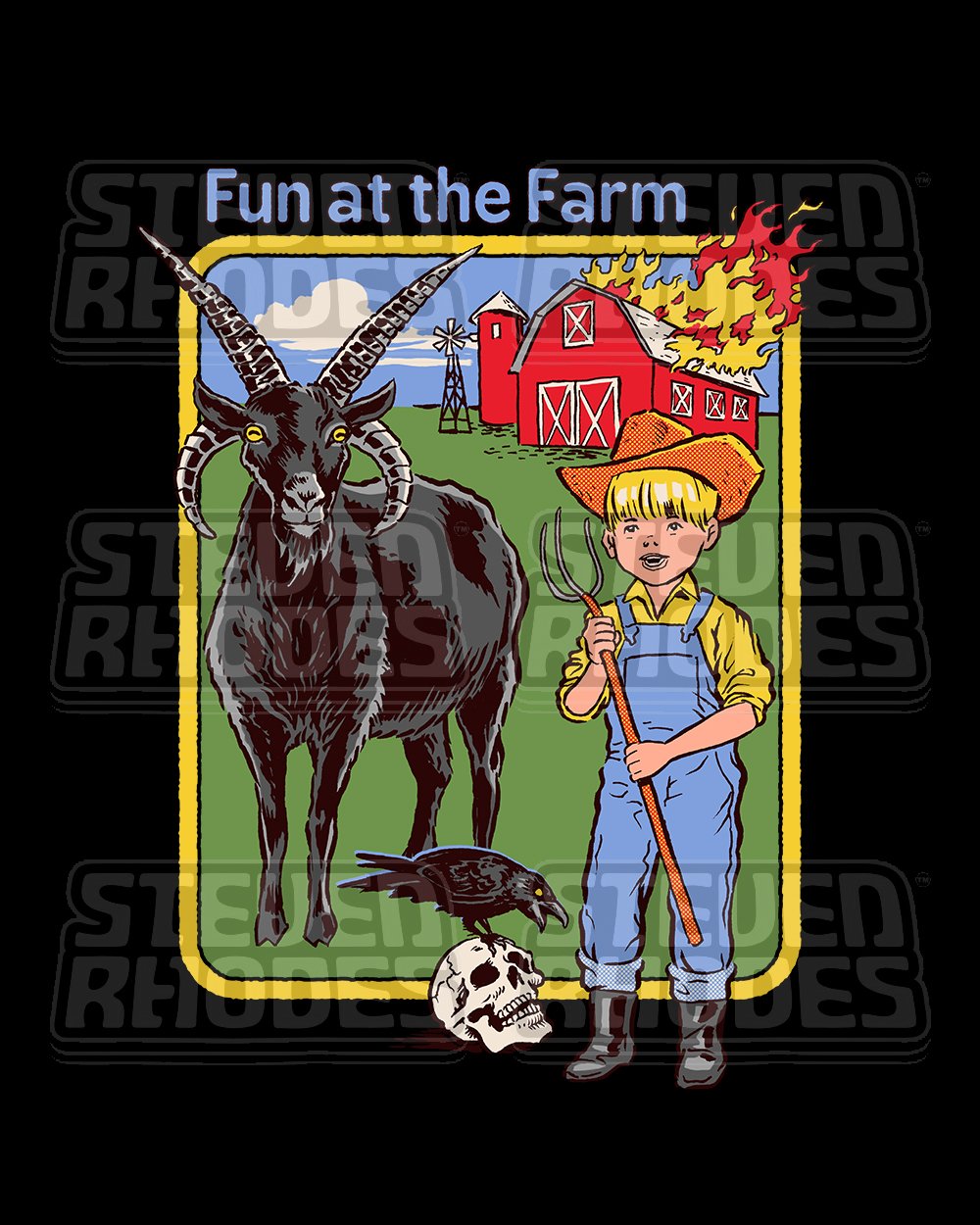 Fun at the Farm T-Shirt Australia Online #colour_black