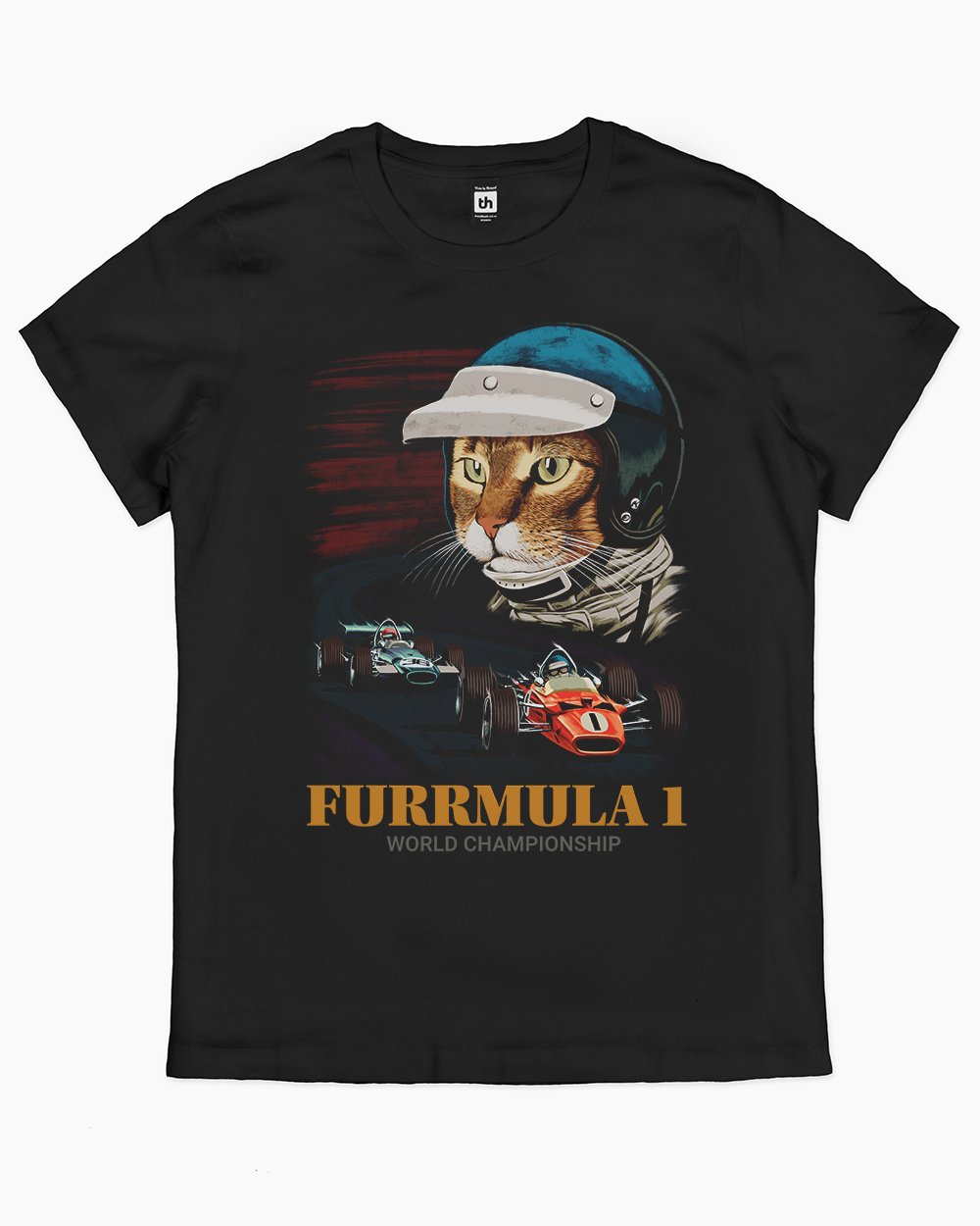 Furrmula One T-Shirt Australia Online #colour_black