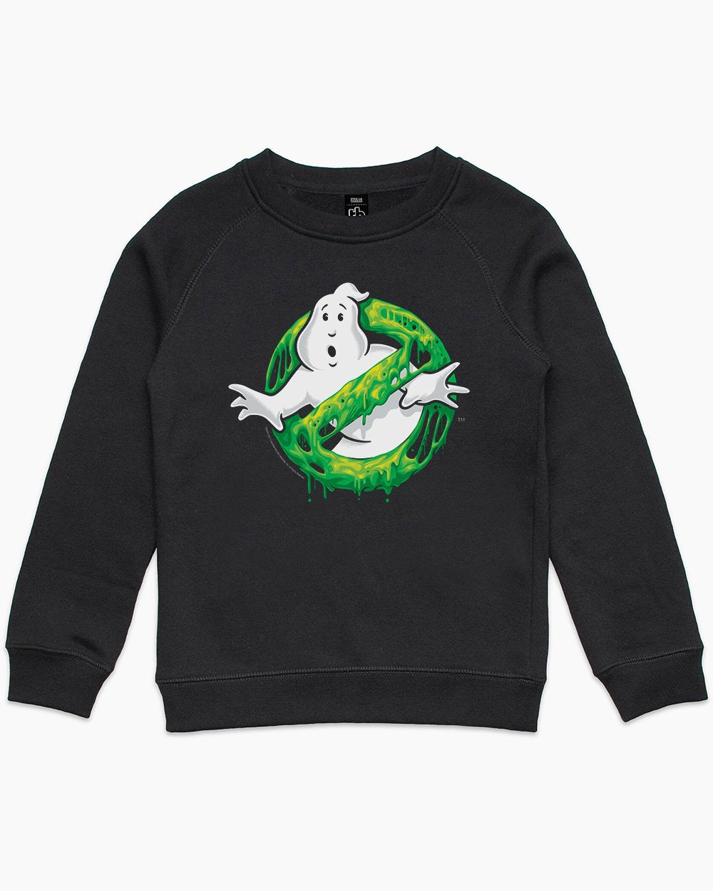 No Ghost Slimed Again Kids Sweater Australia Online #colour_black