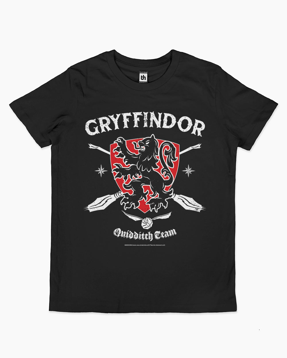 Gryffindor Quidditch Team Kids T-Shirt Australia Online #colour_black