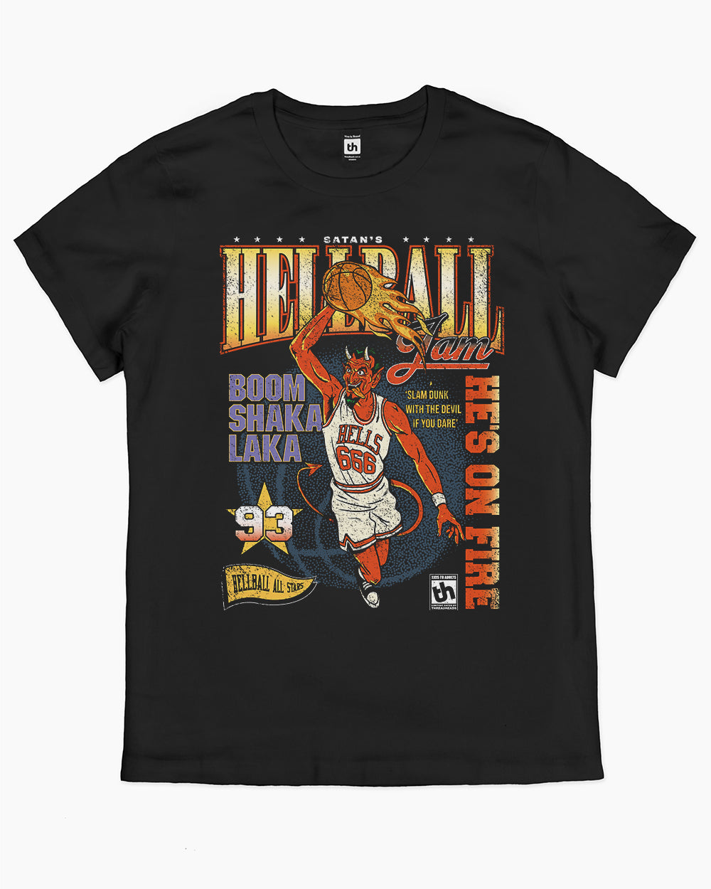 HELLBALL Jam T-Shirt Australia Online #colour_black