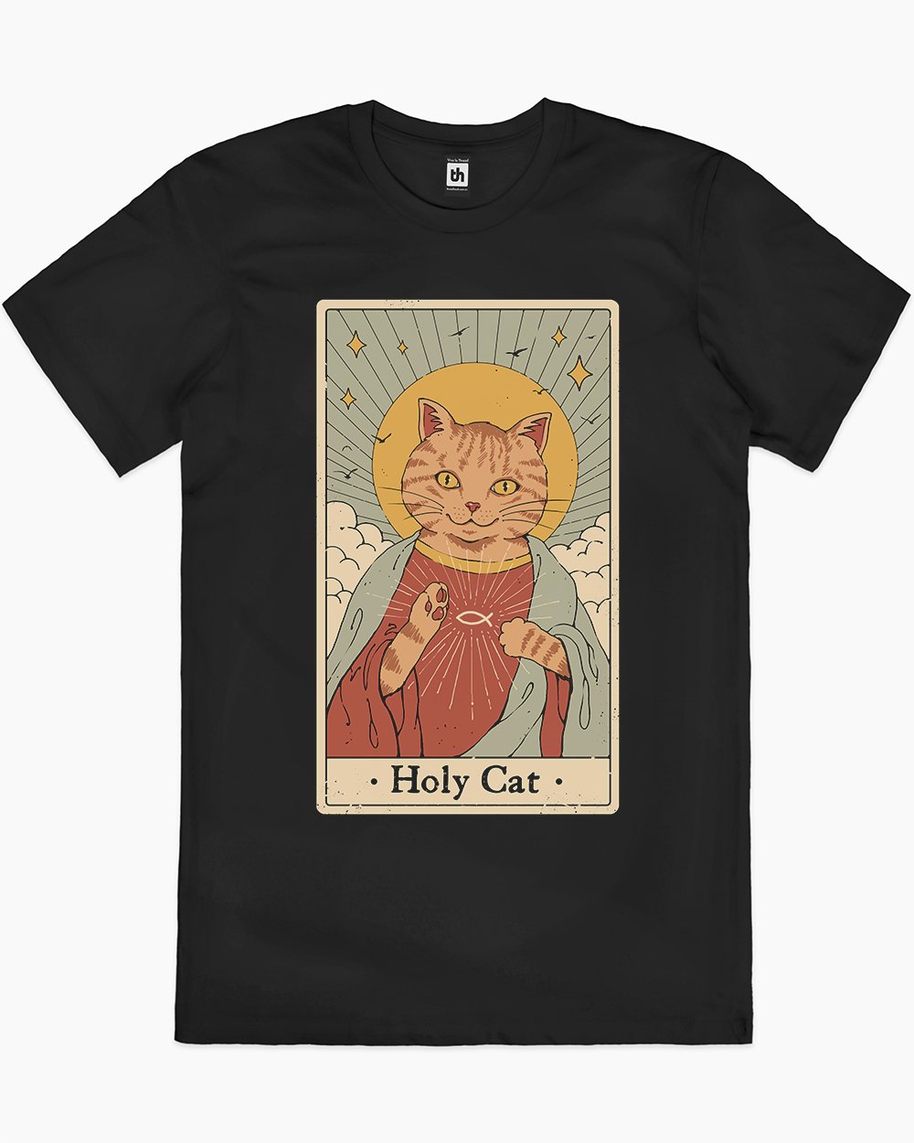 Holy Cat T-Shirt Australia Online #colour_black