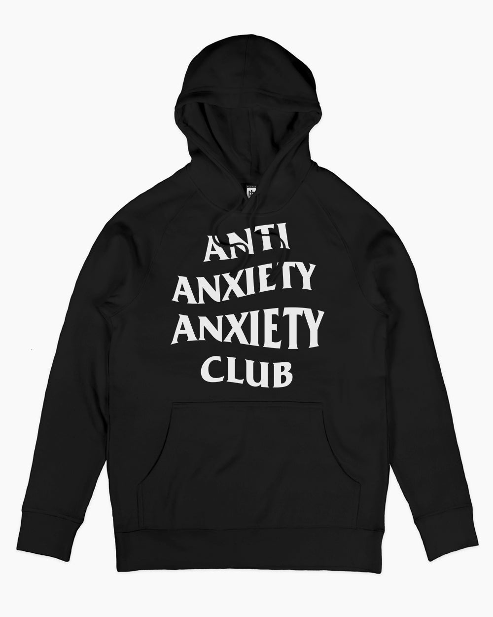 Anti Anxiety Anxiety Club Hoodie Australia Online #colour_black