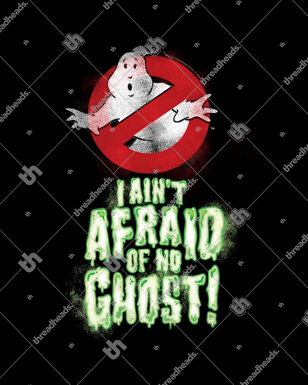I Ain't Afraid of No Ghost T-Shirt Australia Online #colour_black