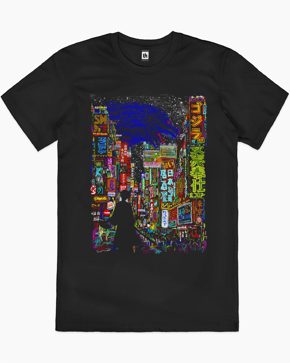 Kaiju City T-Shirt Australia Online #colour_black