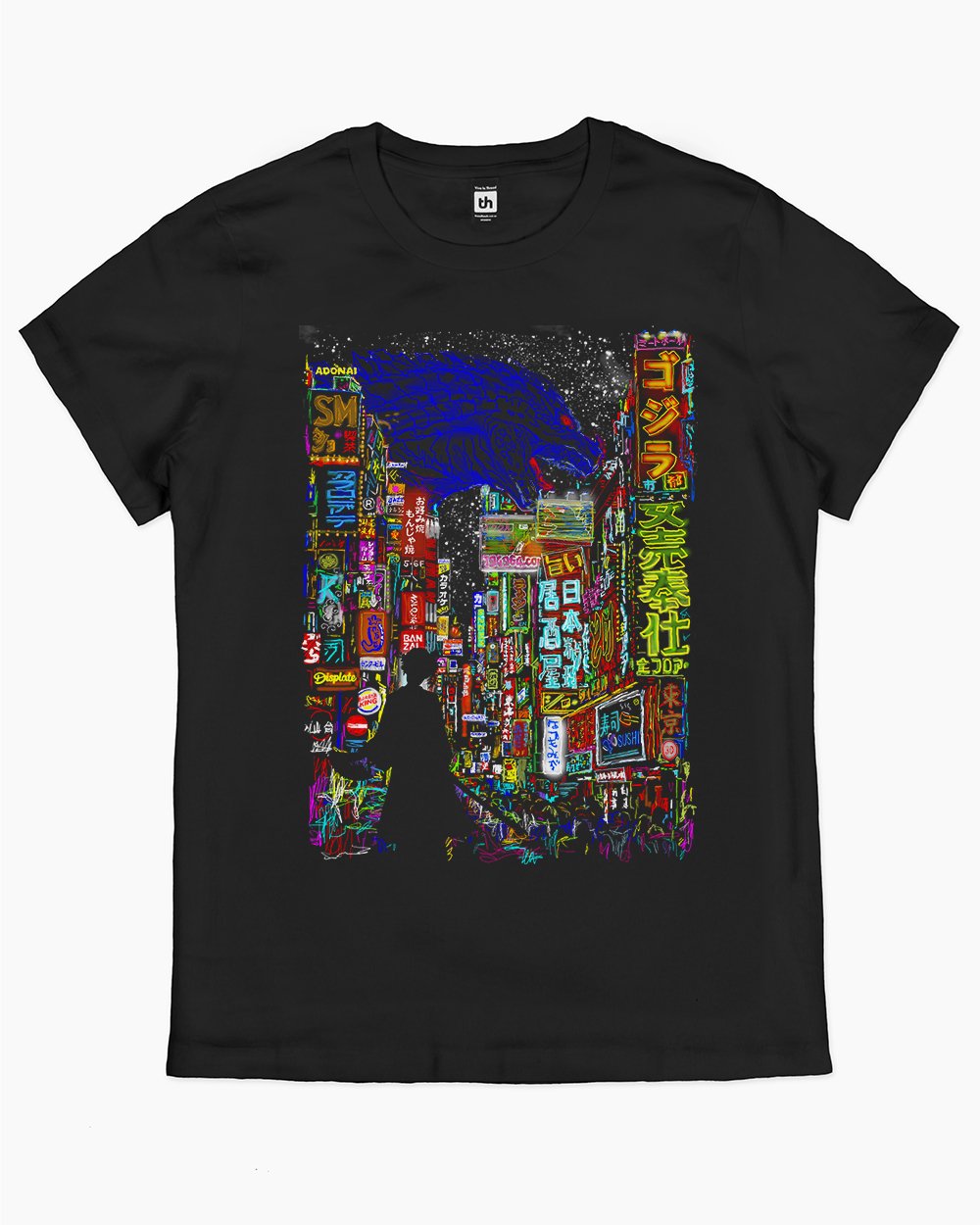 Kaiju City T-Shirt Australia Online #colour_black