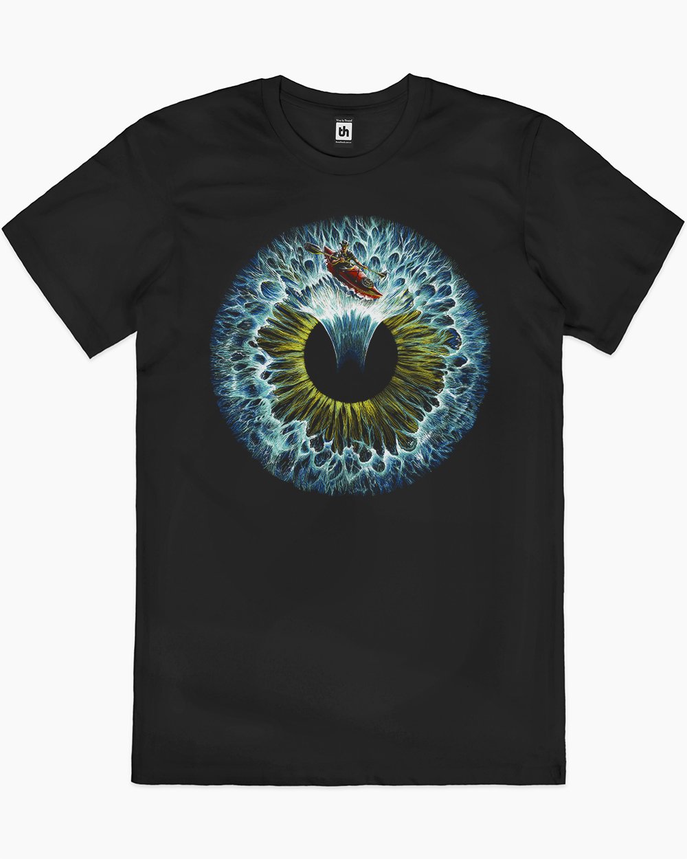 Lost in Your Eye - Aquatic T-Shirt Australia Online #colour_black