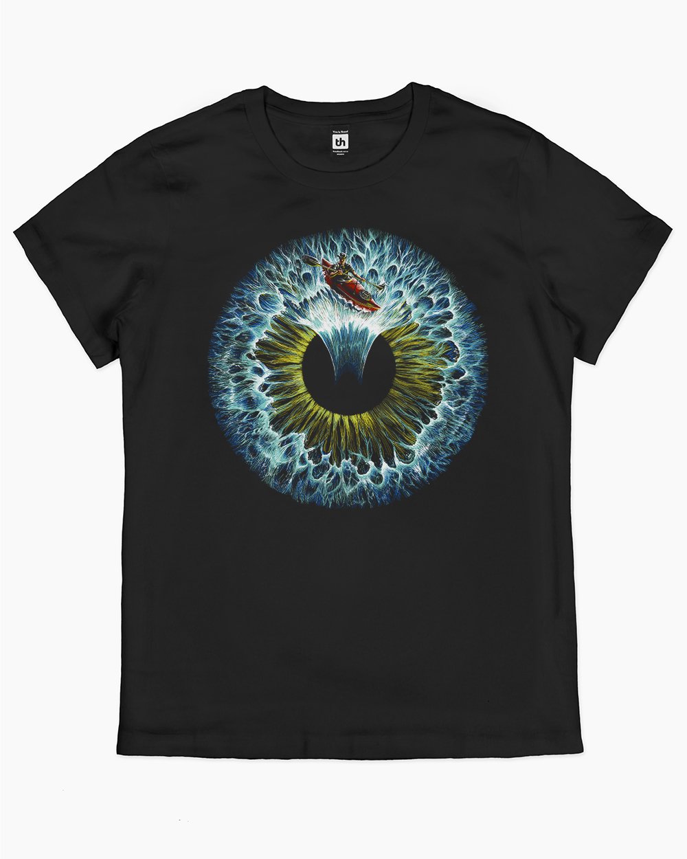 Lost in Your Eye - Aquatic T-Shirt Australia Online #colour_black
