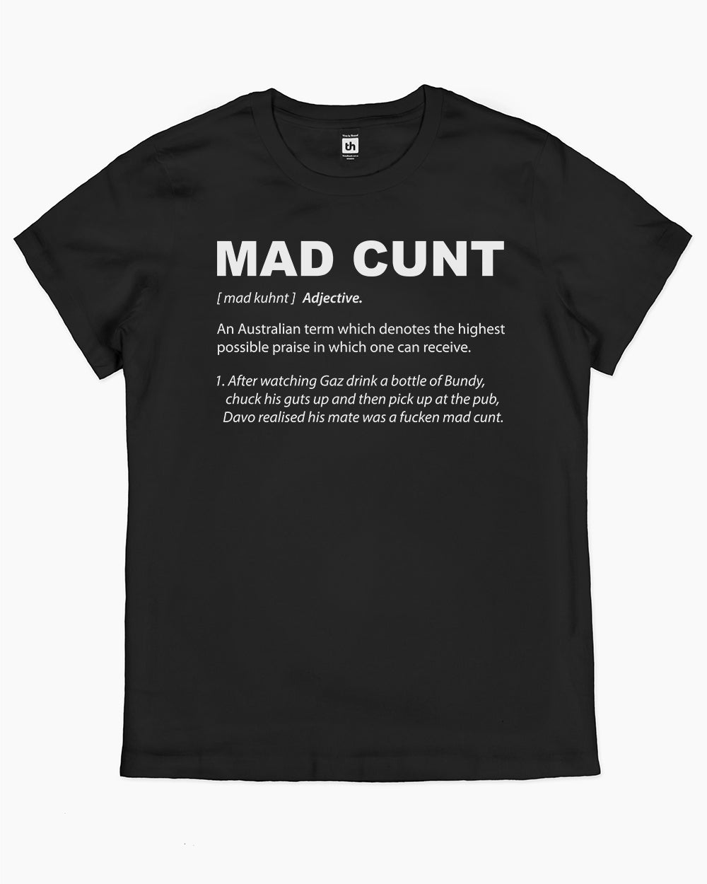 Mad Cunt T-Shirt Australia Online #colour_black