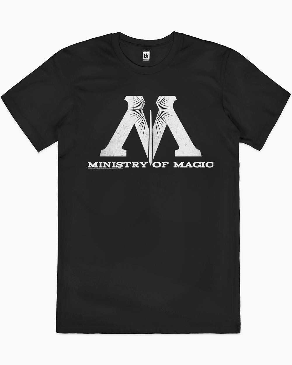 Ministry of Magic Logo T-Shirt Australia Online #colour_black