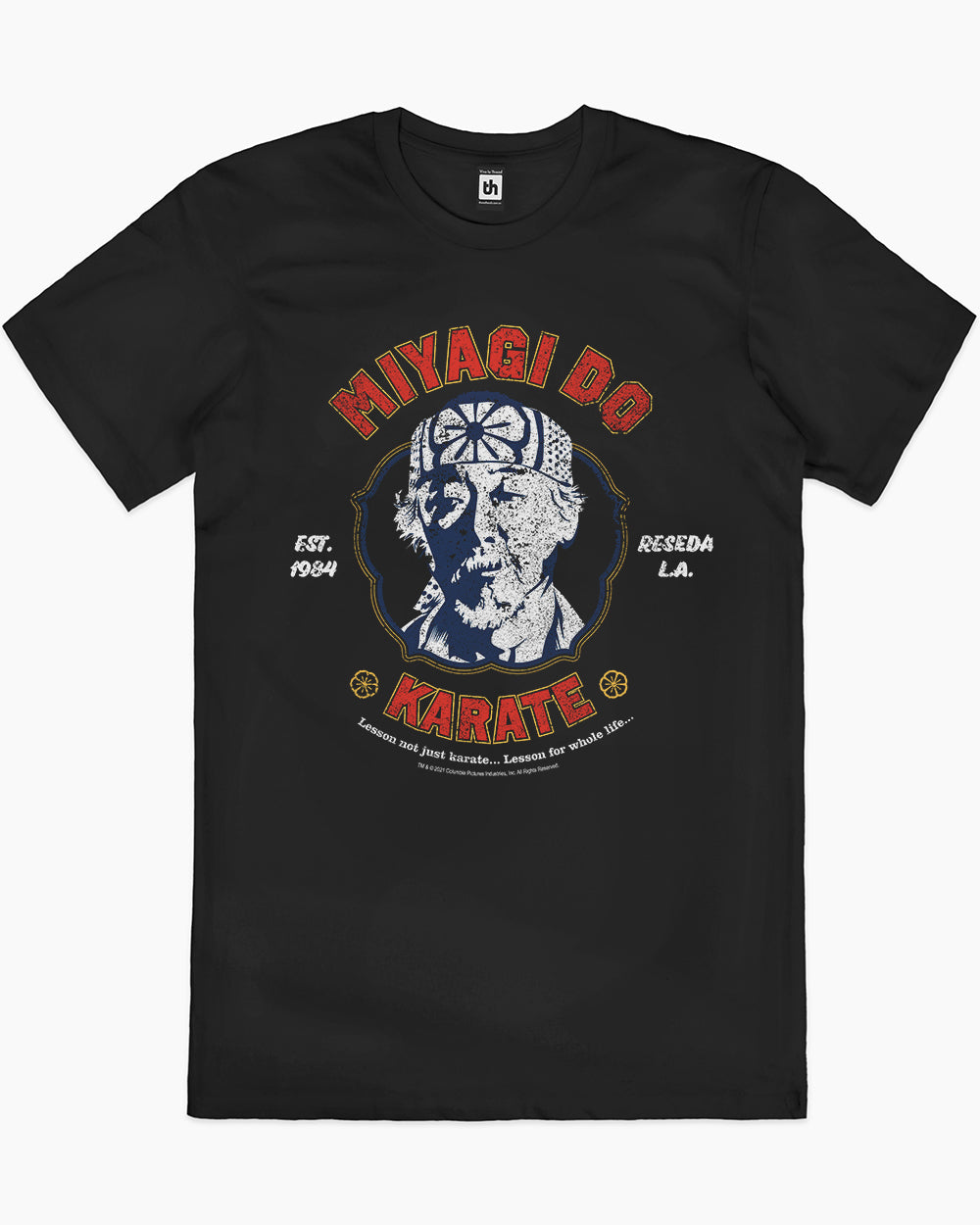 Miyagi Do Not Just Karate T-Shirt Australia Online #colour_black