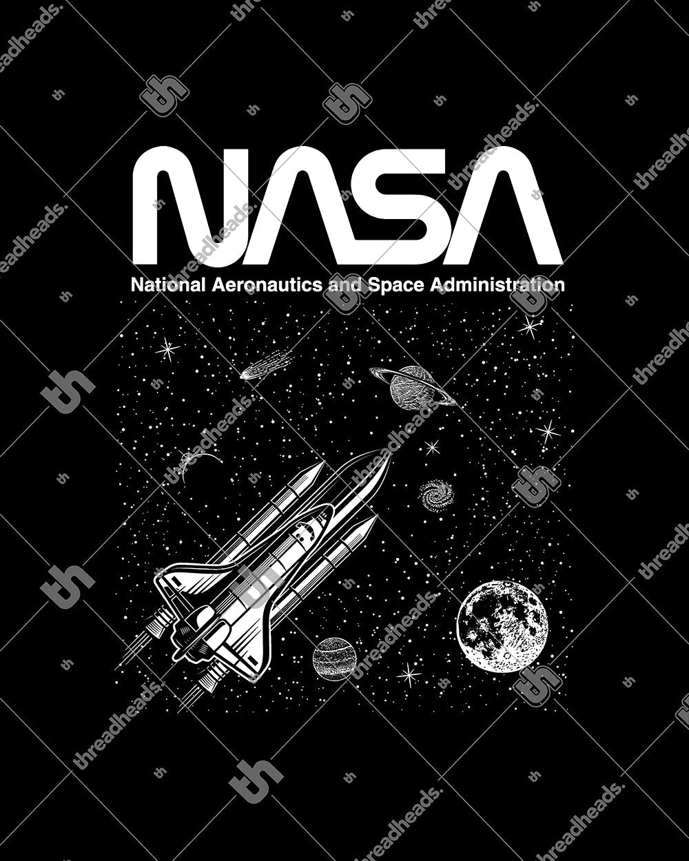 NASA Galaxy Crop Tee Australia Online #colour_coal