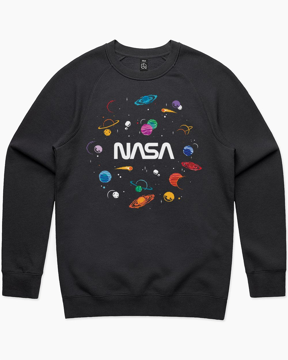 NASA Planets Sweater Australia Online #colour_black