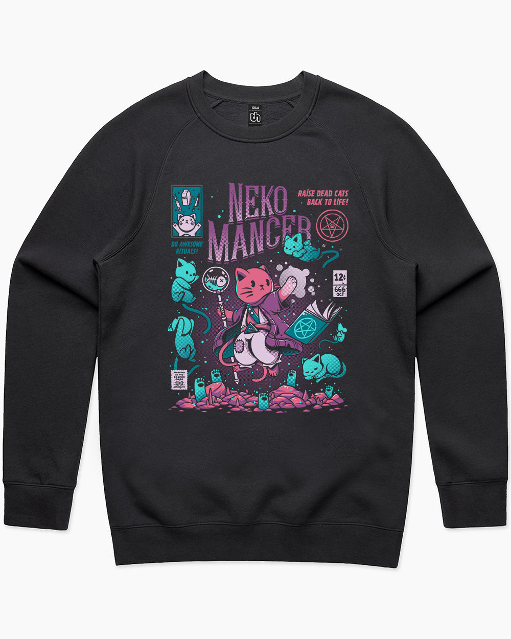 Nekomancer Sweater Australia Online #colour_black