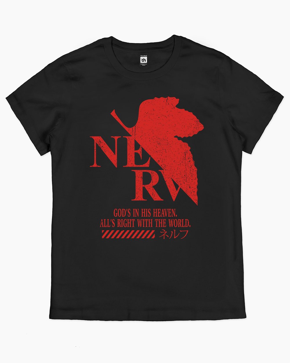 NERV T-Shirt Australia Online #colour_black