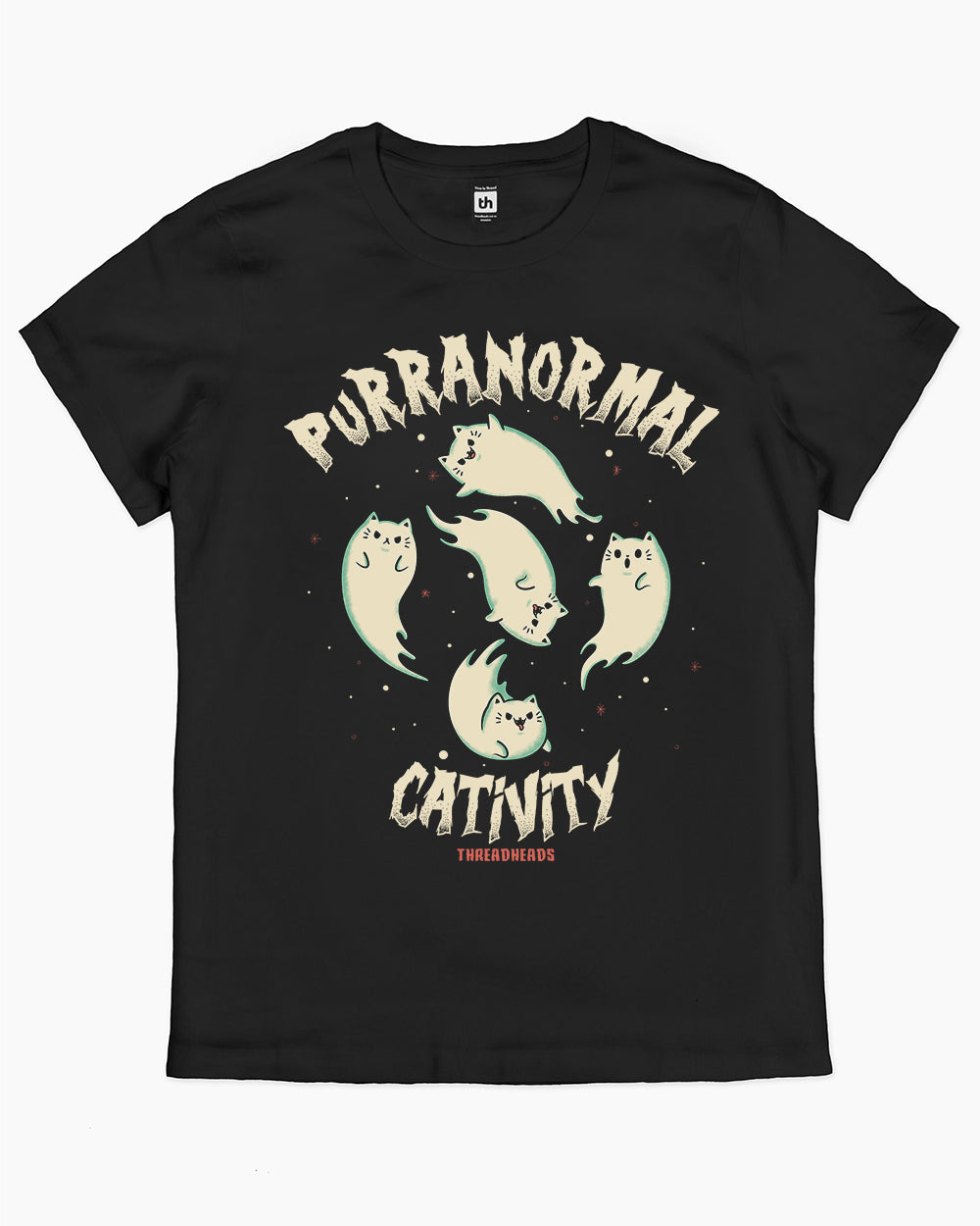Purranormal Cativity T-Shirt Australia Online #colour_black