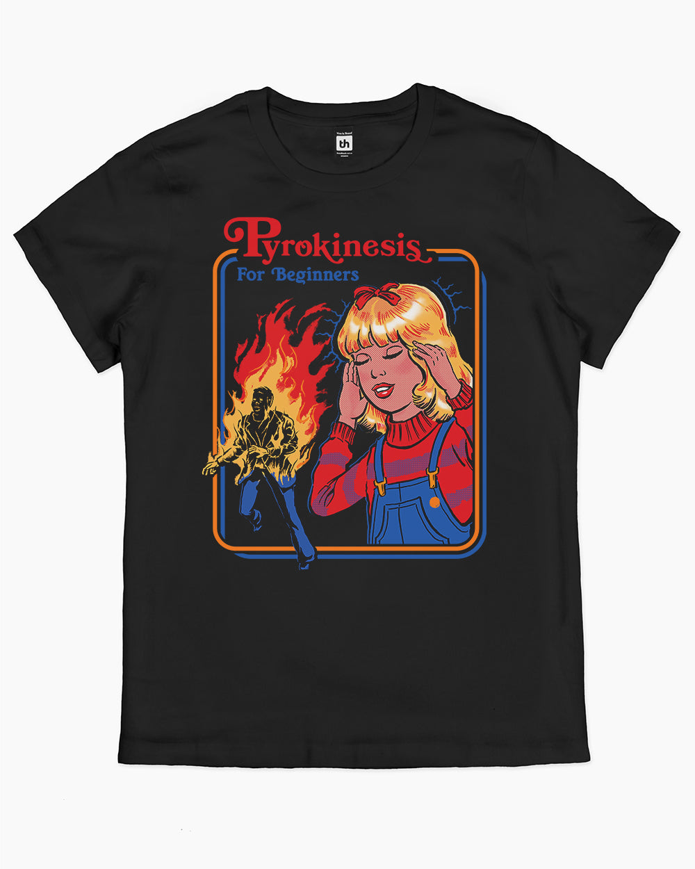 Pyrokinesis for Beginners T-Shirt Australia Online #colour_black