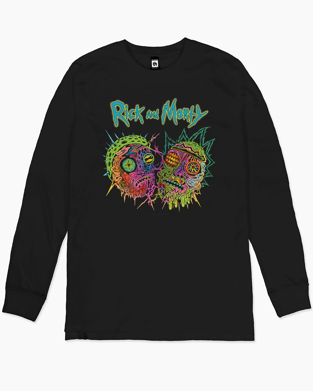 Rick and Morty Psychedelia Long Sleeve Australia Online #colour_black