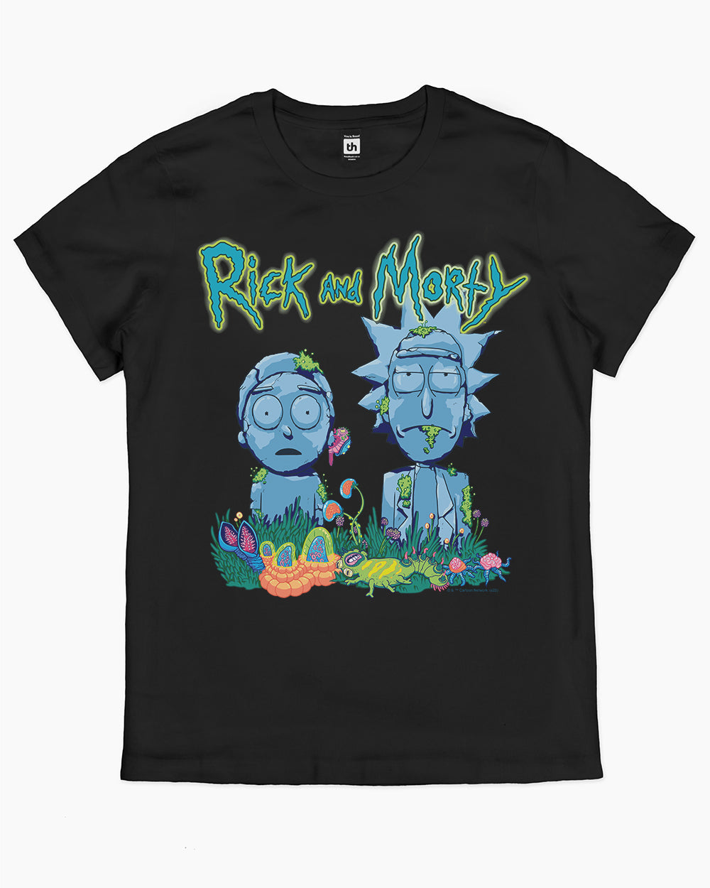 Rick and Morty Statues T-Shirt Australia Online #colour_black