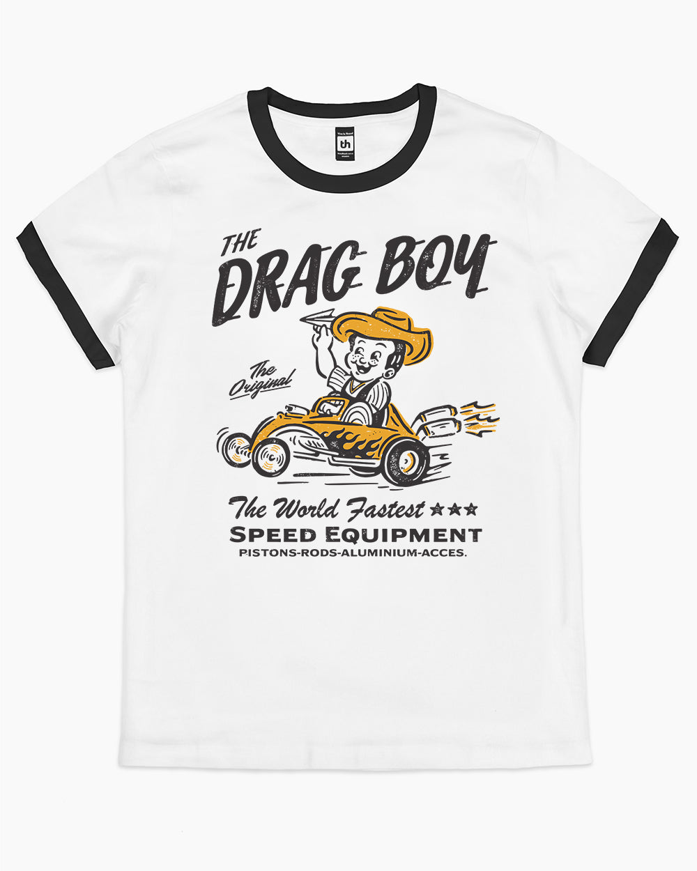 The Drag Boy T-Shirt Australia Online #colour_black ringer