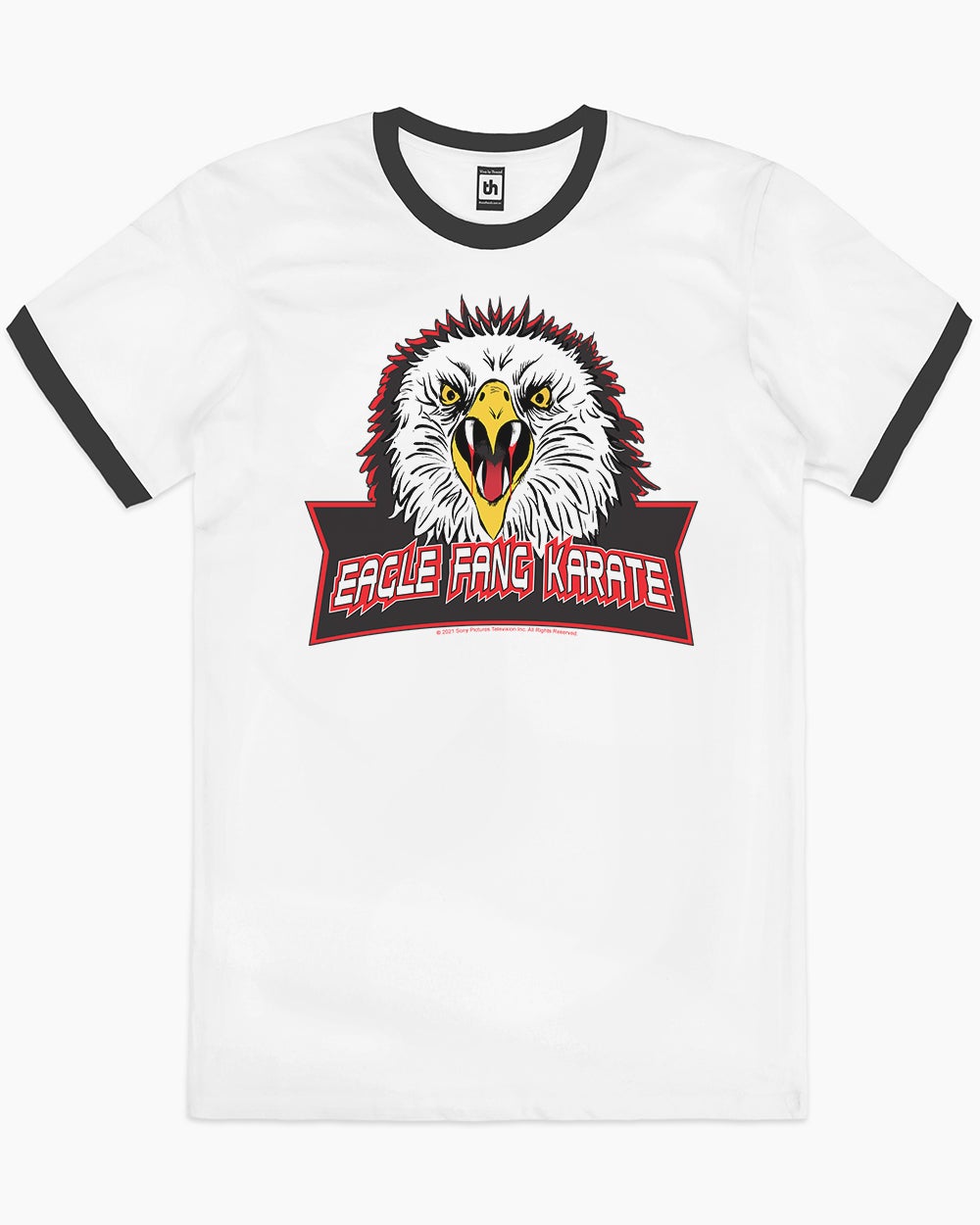 Eagle Fang Karate Logo T-Shirt Australia Online #colour_black ringer