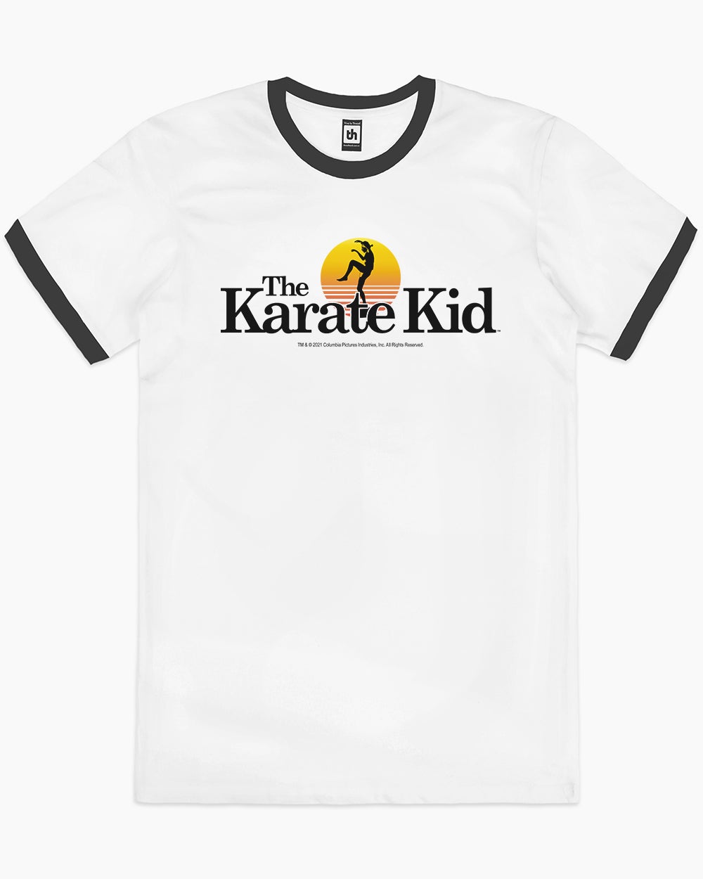 Karate Kid Logo T-Shirt Australia Online #colour_black ringer