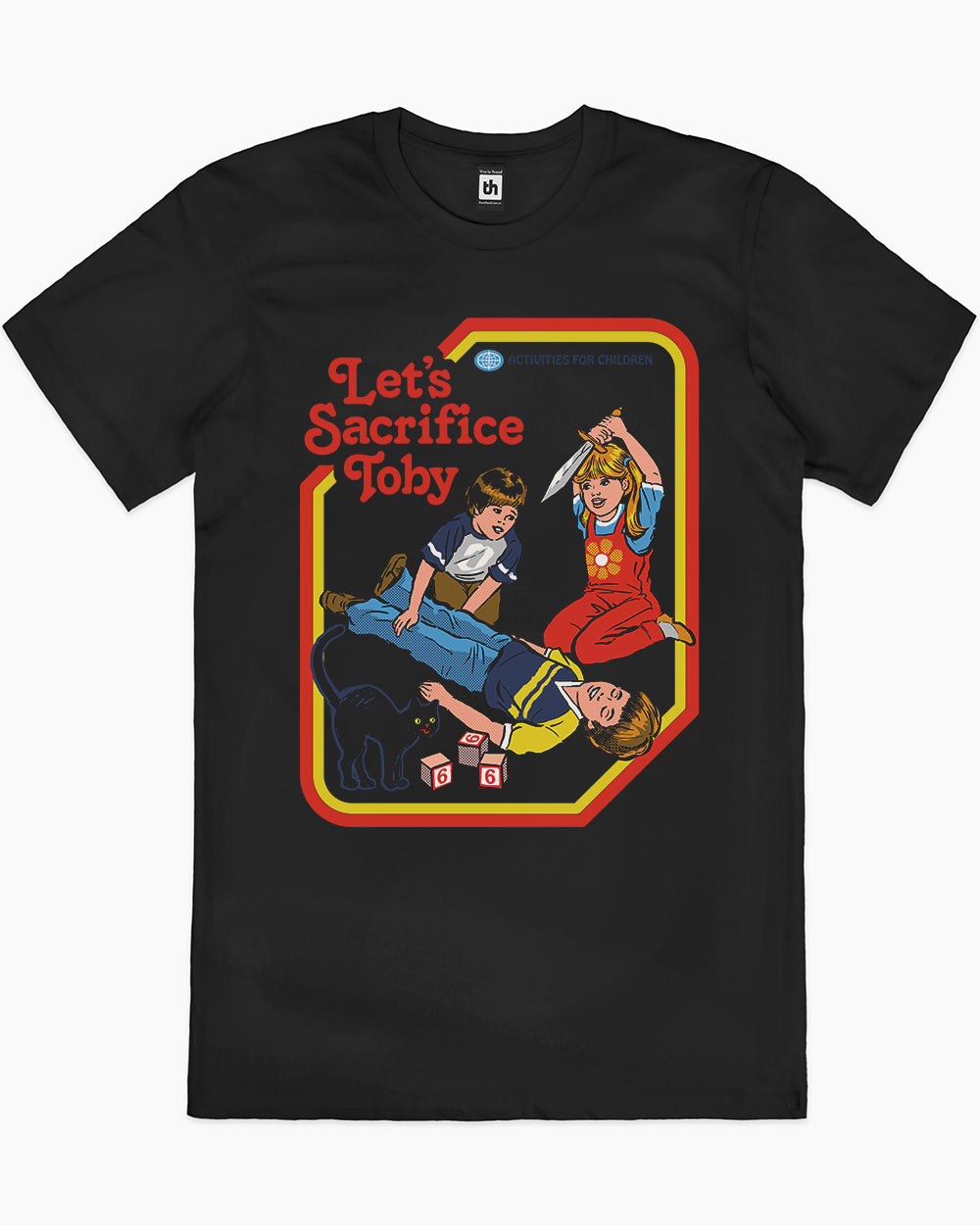 Let's Sacrifice Toby T-Shirt Australia Online #colour_black