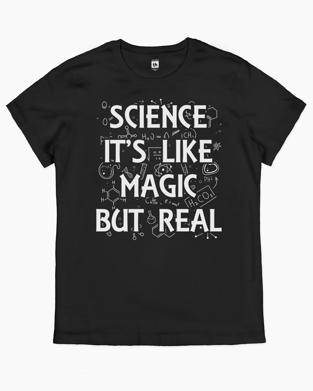 Science It's Like Magic T-Shirt Australia Online #colour_black
