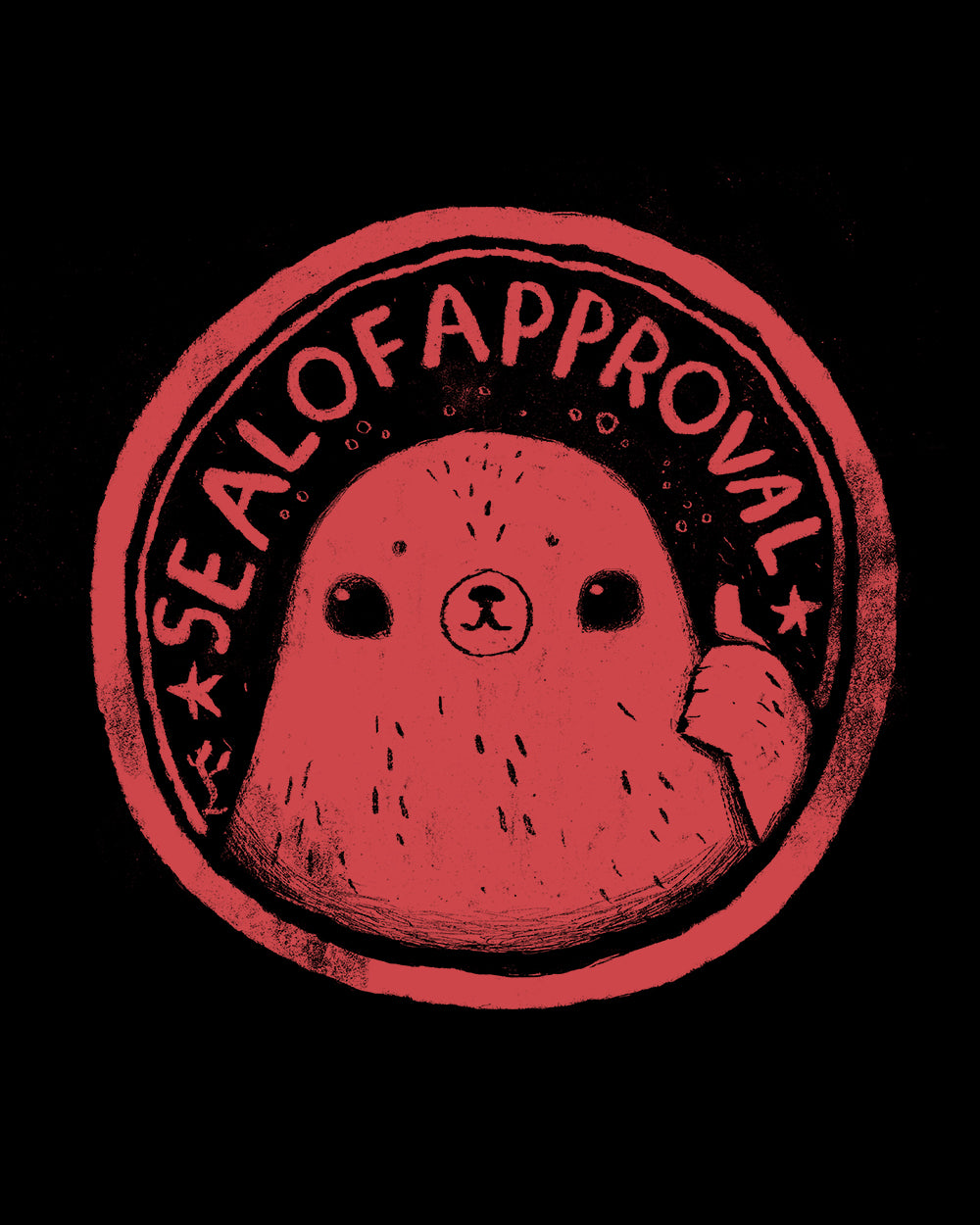 Seal of Approval Hoodie Australia Online #colour_black