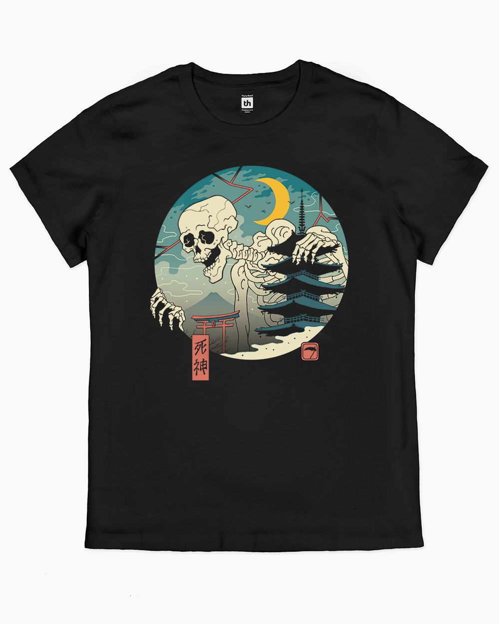 Shinigami T-Shirt Australia Online #colour_black