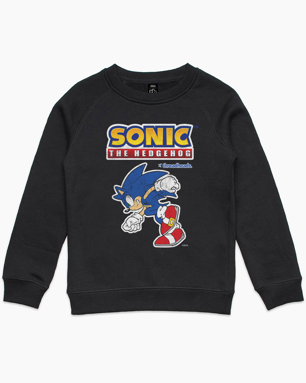 Sonic Always on the Run Kids Sweater Australia Online #colour_black