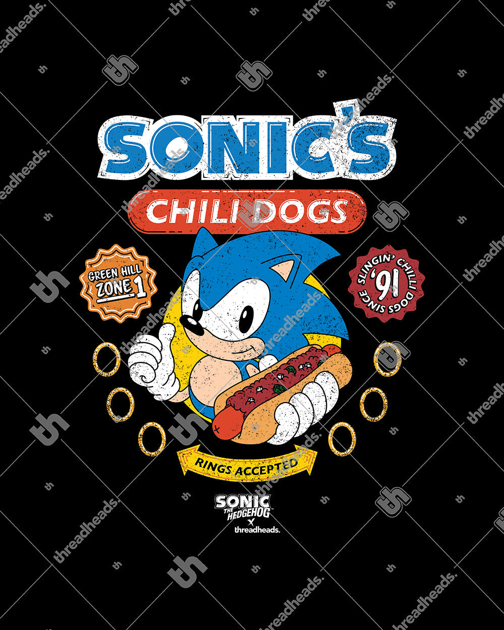 Sonic Chili Dogs Tank Australia Online #colour_black