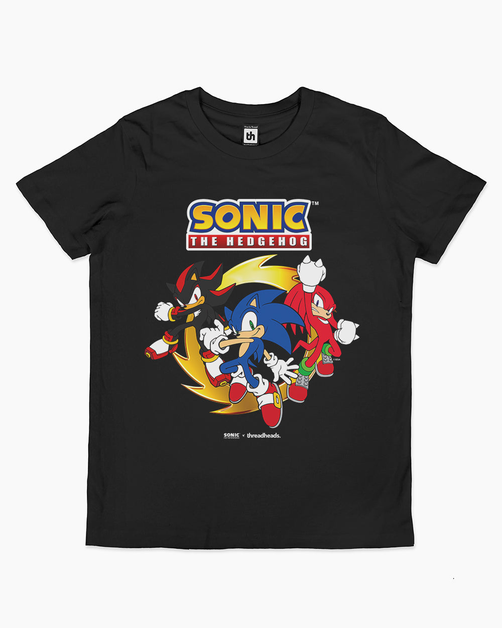 Sonic Has a Posse Kids T-Shirt Australia Online #colour_black