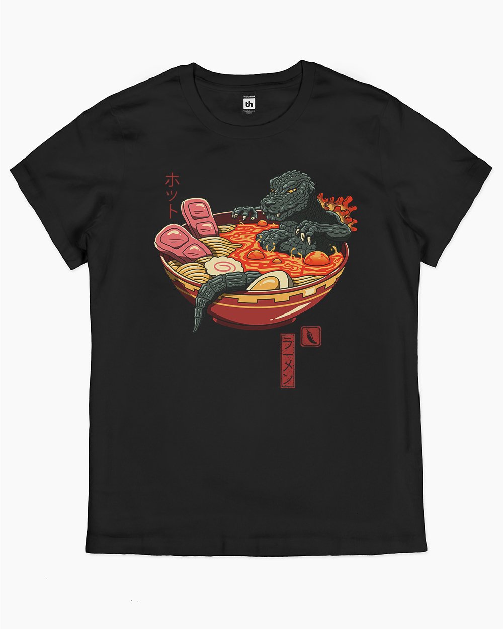 Spicy Lava Ramen King T-Shirt Australia Online #colour_black