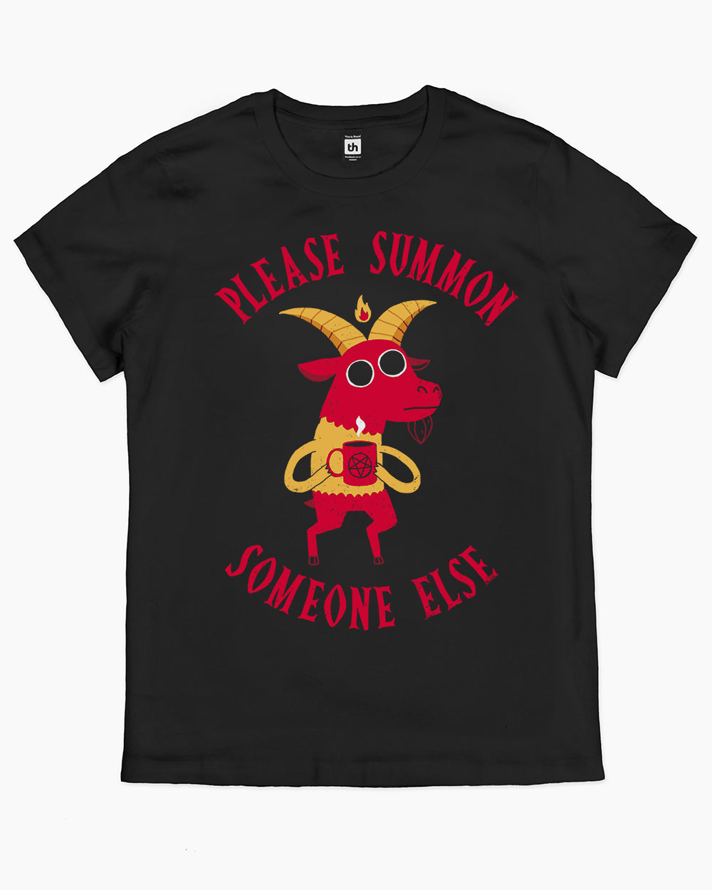 Summon Someone Else T-Shirt Australia Online #colour_black