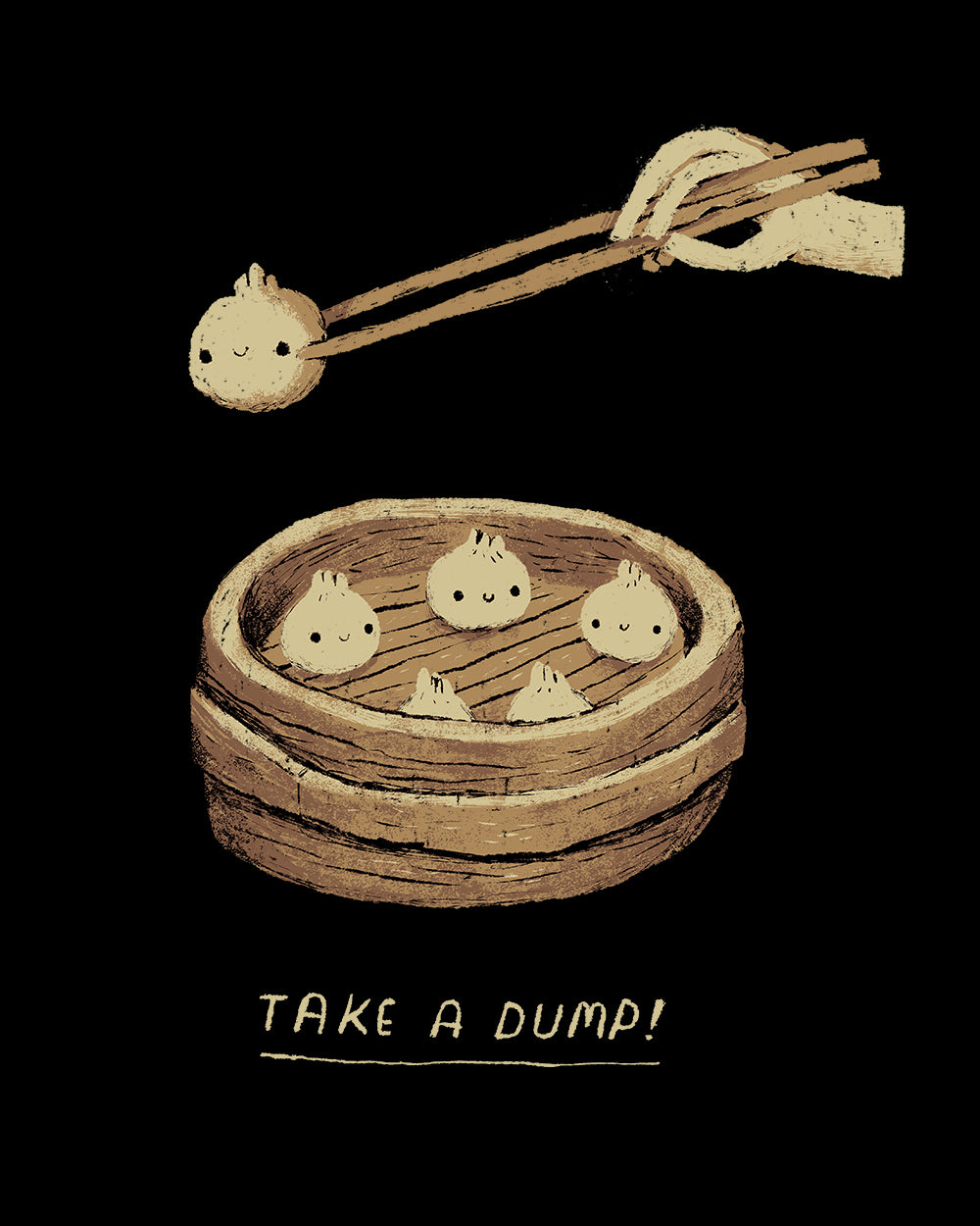 Take a Dumpling Hoodie Australia Online #colour_black
