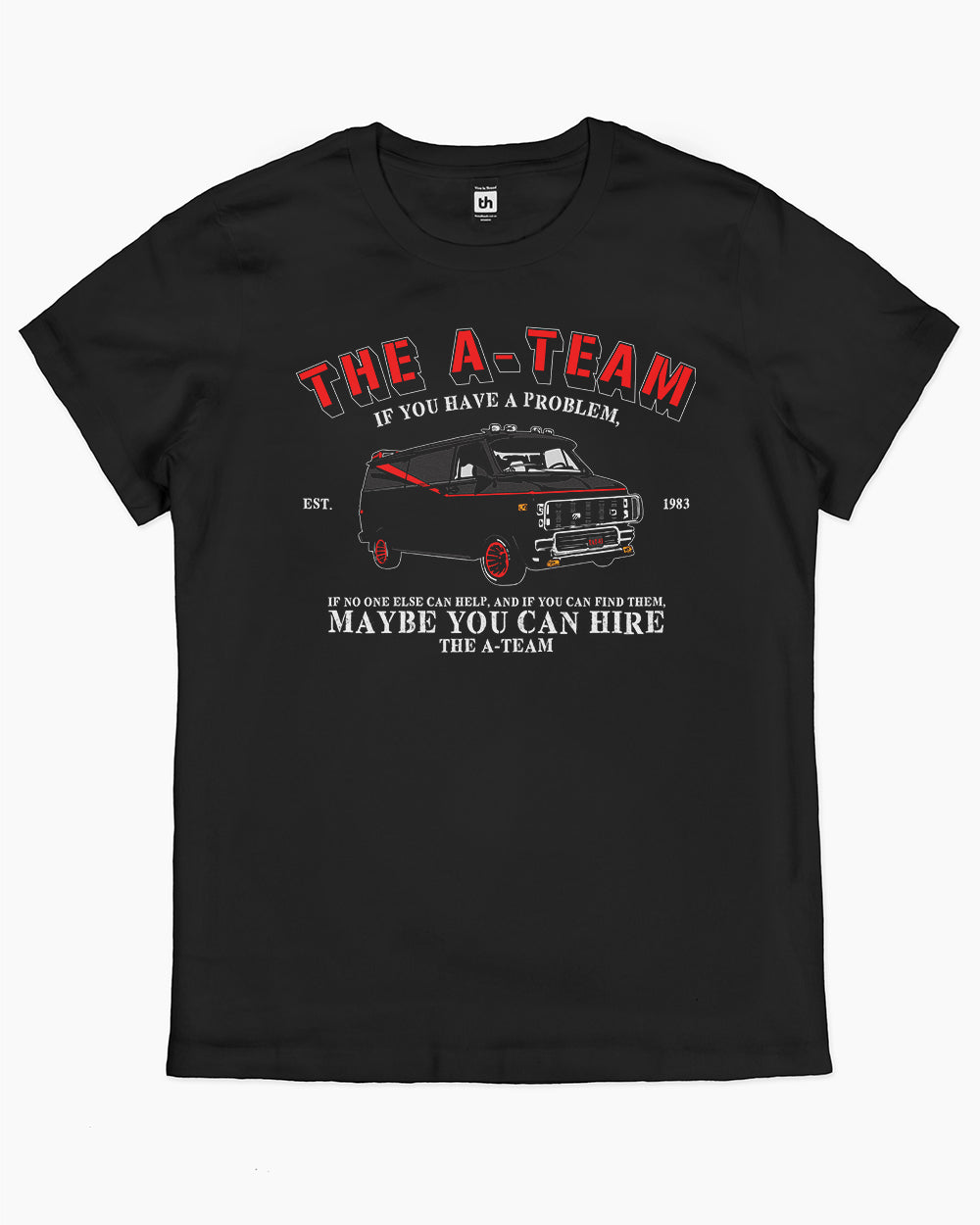 The A-Team T-Shirt Australia Online #colour_black