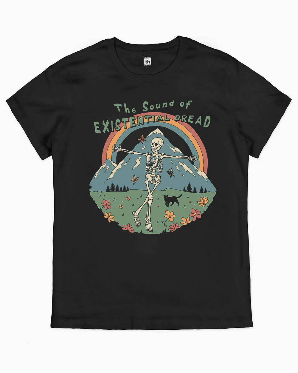 The Sound of Existential Dread T-Shirt Australia Online #colour_black