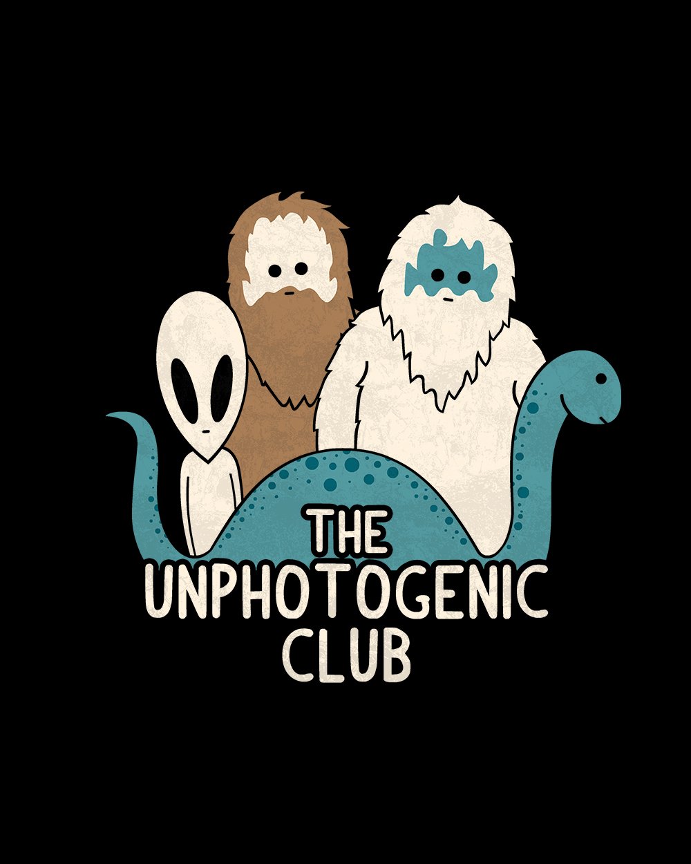 The Unphotogenic Club Kids T-Shirt Australia Online #colour_black