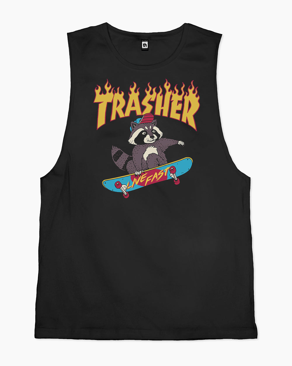 Trasher Tank Australia Online #colour_black