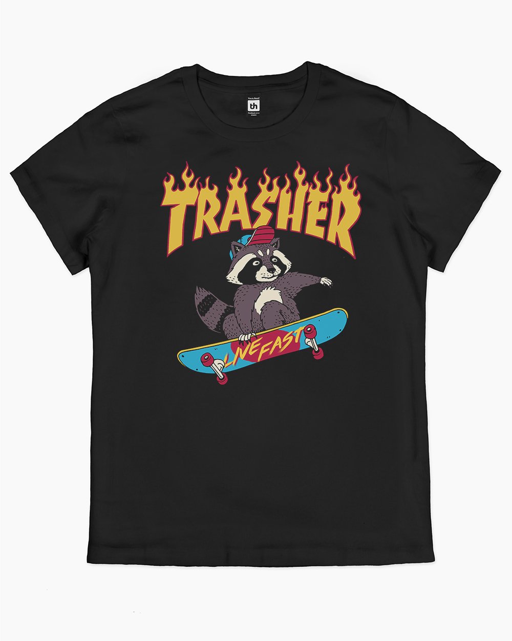 Trasher T-Shirt Australia Online #colour_black