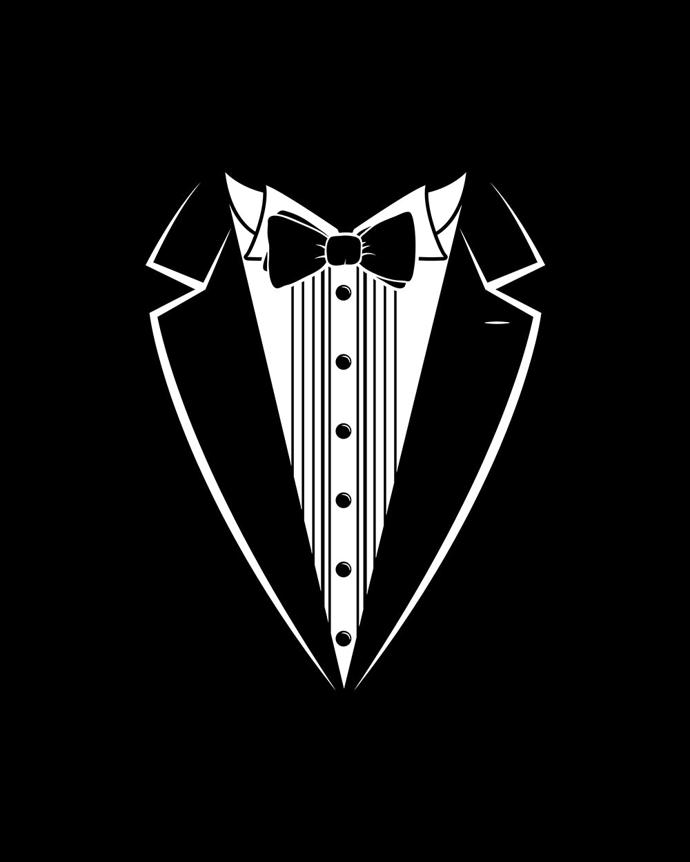 Black tuxedo t discount shirt