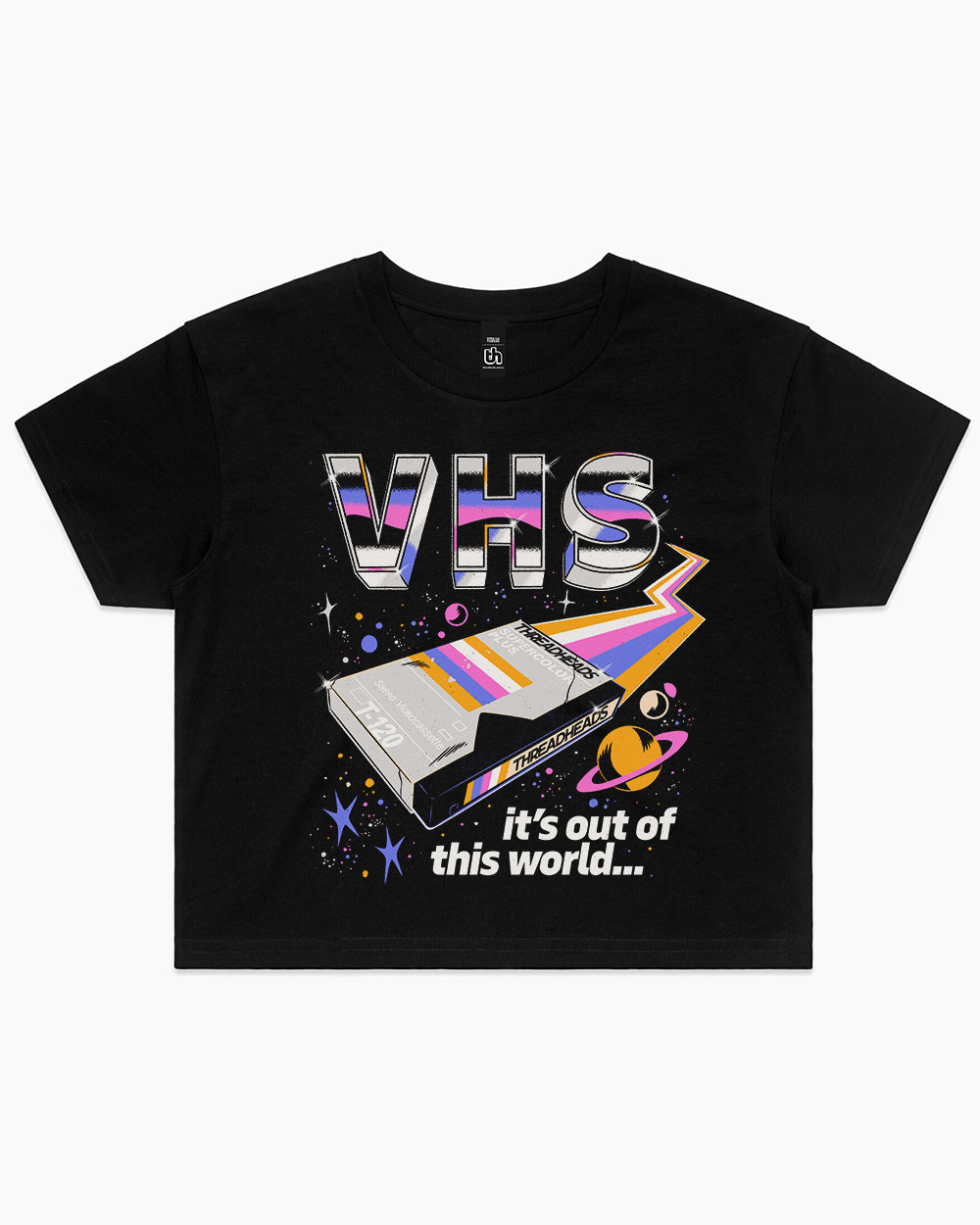 VHS Out of This World Crop Tee Australia Online 