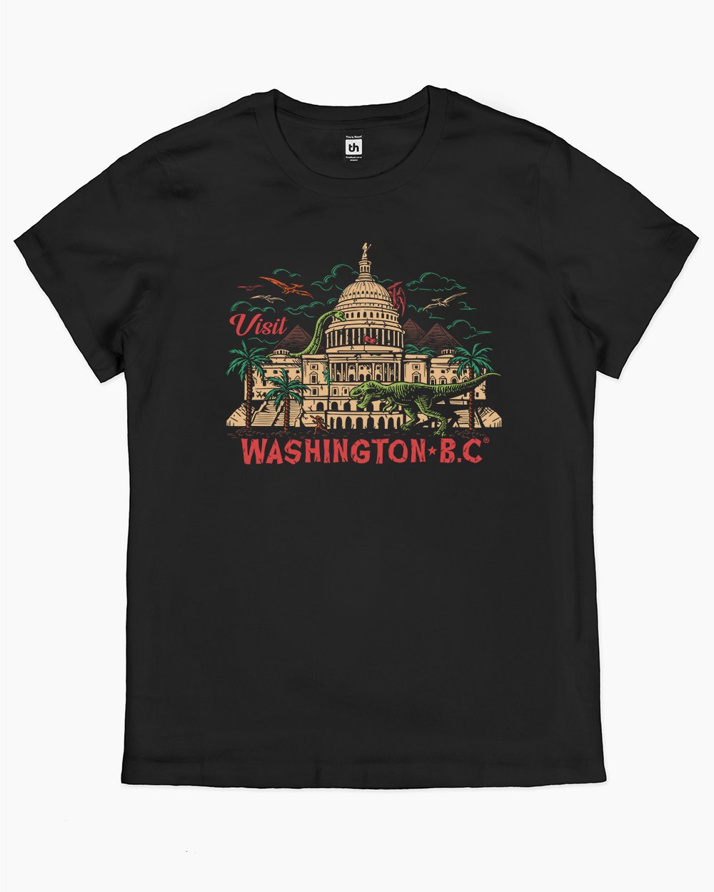 Washington BC T-Shirt Australia Online #colour_black
