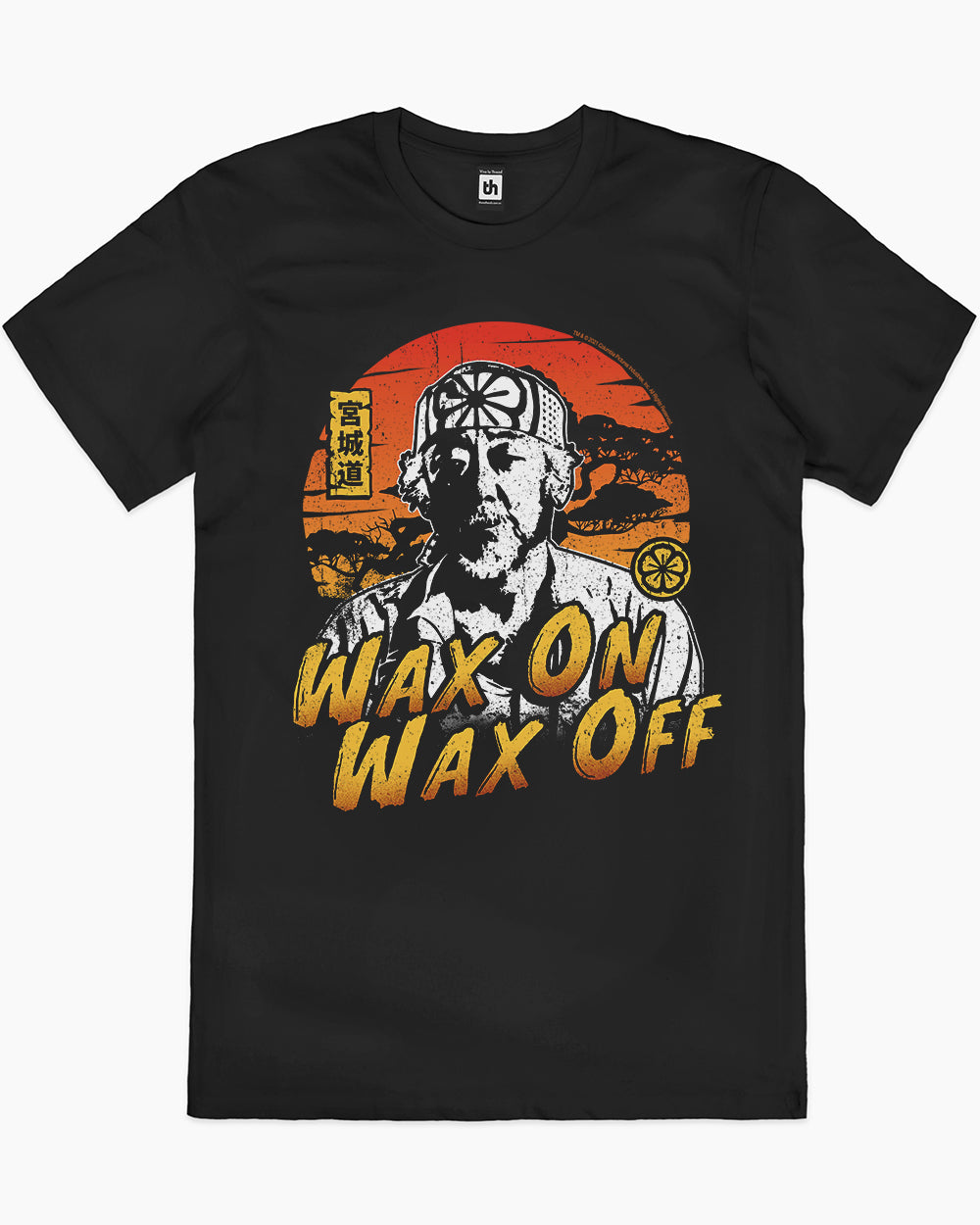 Wax On Wax Off T-Shirt Australia Online #colour_black