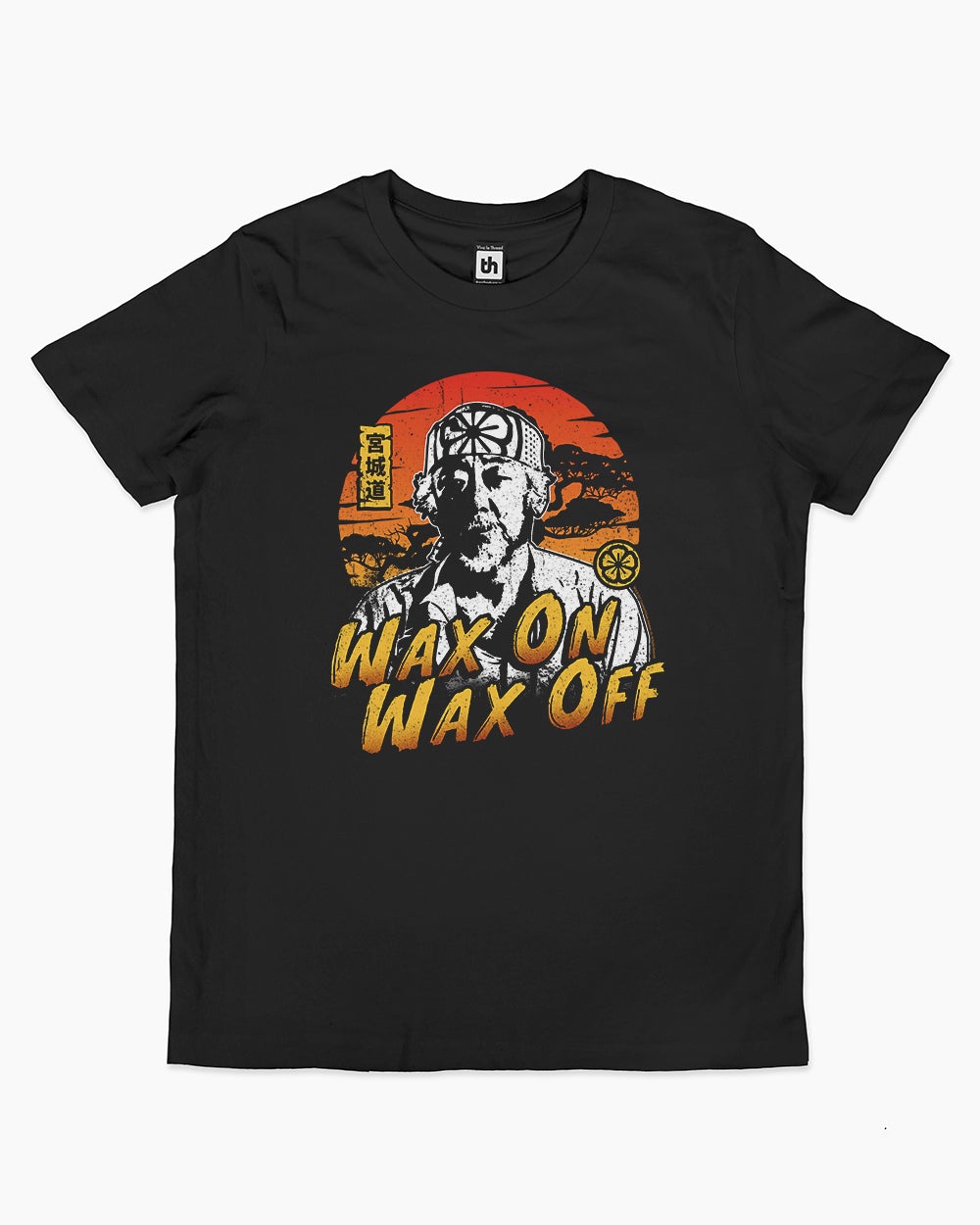 Wax On Wax Off Kids T-Shirt Australia Online #colour_black